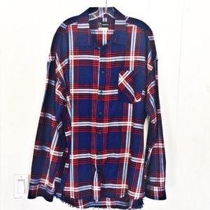Original Use by Target 2XL Long Sleeve Plaid Shirt